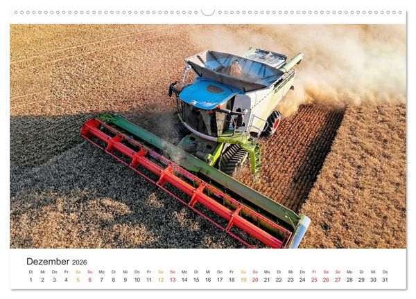 Produktbild: M&auml;hdrescher - tolle Momente (Wandkalender 2026 DIN A2 quer), CALVENDO Monatskalender