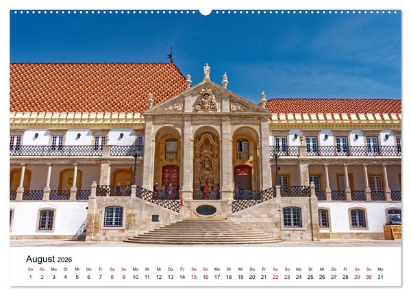 Produktbild: Von Nord nach S&uuml;d - Fahrt &uuml;ber Viseu, Coimbra und Nazar&eacute; (hochwertiger Premium Wandkalender 2026 DIN A2 quer), Kunstdruck in Hochglanz