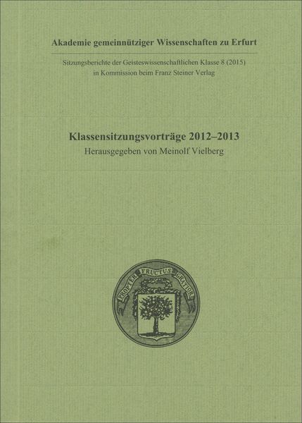 Produktbild: Klassensitzungsvortr&auml;ge 2012&ndash;2013