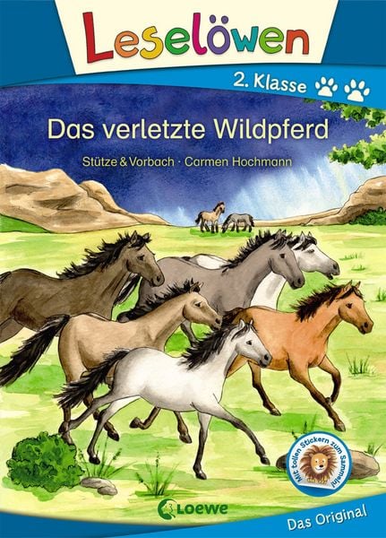 Produktbild: Lesel&ouml;wen 2. Klasse - Das verletzte Wildpferd