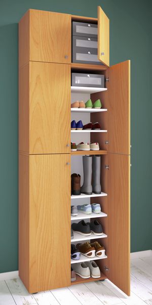 Produktbild: XXL Schuhschrank Kleiderschrank Schrank Lona 9f SA