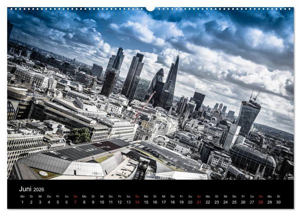 Produktbild: London - street view (hochwertiger Premium Wandkalender 2026 DIN A2 quer), Kunstdruck in Hochglanz