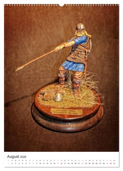 Produktbild: Historische Modellbaufiguren 2026 (hochwertiger Premium Wandkalender 2026 DIN A2 hoch), Kunstdruck in Hochglanz