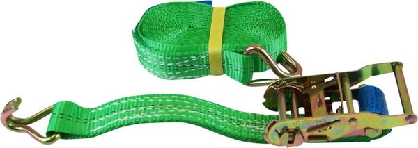 Berger & Schröter 60036 Zweiteiliger Spanngurt Zugkraft LC Niederzurren (einzeln/direkt)=1000 daN (L x B) 6 m x 35 mm Ratsche