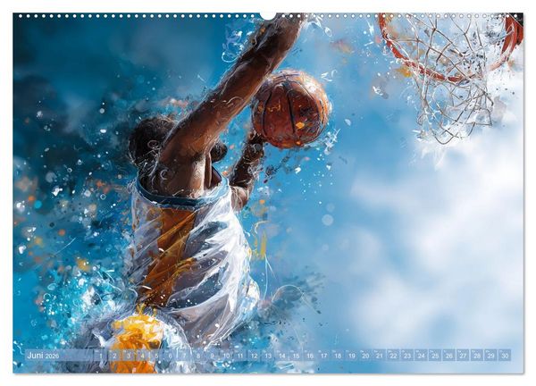 Produktbild: Gro&szlig;e Momente des Sports (hochwertiger Premium Wandkalender 2026 DIN A2 quer), Kunstdruck in Hochglanz