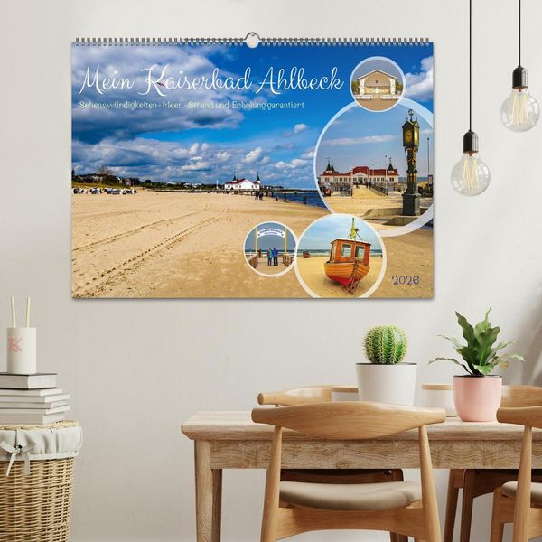 Produktbild: Mein Kaiserbad Ahlbeck (Wandkalender 2026 DIN A2 quer), CALVENDO Monatskalender