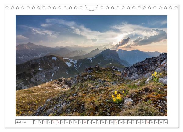 Produktbild: Geheimnisvolle Alpen (Wandkalender 2026 DIN A4 quer), CALVENDO Monatskalender