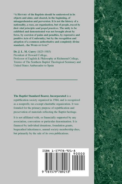 Produktbild: A History of the Baptists