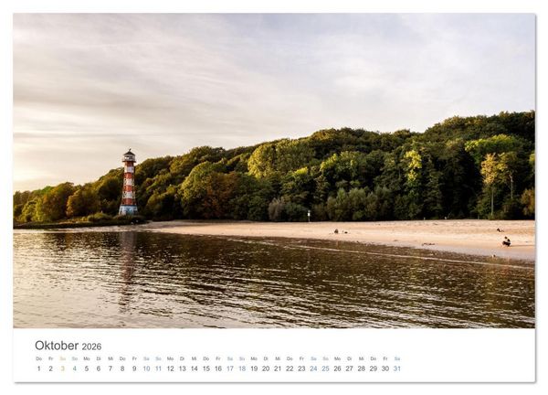 Produktbild: Die Elbmetropole Hamburg (hochwertiger Premium Wandkalender 2026 DIN A2 quer), Kunstdruck in Hochglanz