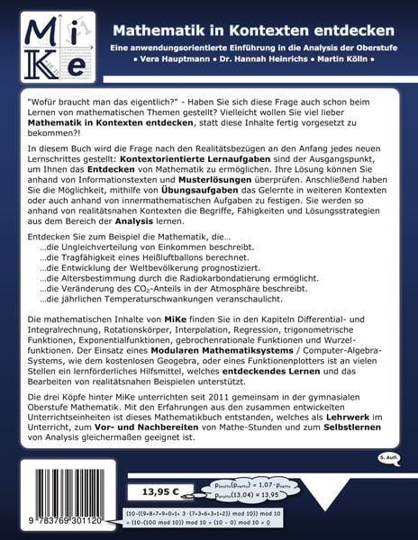 Produktbild: Mathematik in Kontexten entdecken: Analysis