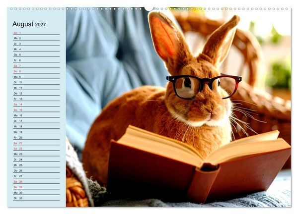 Produktbild: Tierisch kreativ: Hobbies im Tierreich (hochwertiger Premium Wandkalender 2027 DIN A2 quer), Kunstdruck in Hochglanz