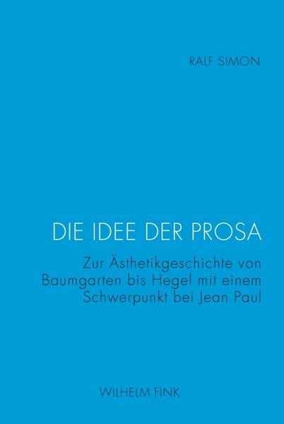 Produktbild: Die Idee der Prosa