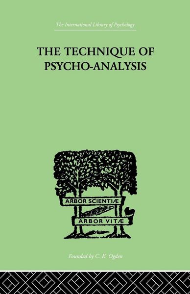 Produktbild: The Technique Of Psycho-Analysis