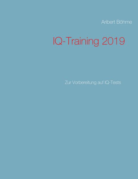 Produktbild: IQ-Training 2019