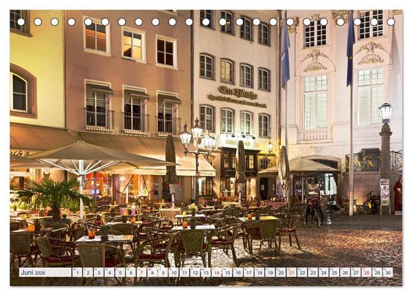 Produktbild: BONN f&uuml;r Nachtschw&auml;rmer (Tischkalender 2026 DIN A5 quer), CALVENDO Monatskalender