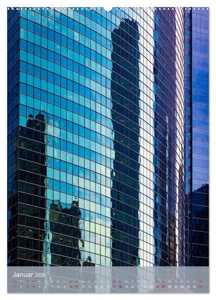 Produktbild: Architektur Facetten Chicago 2026 (hochwertiger Premium Wandkalender 2026 DIN A2 hoch), Kunstdruck in Hochglanz