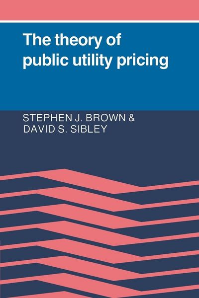 Produktbild: The Theory of Public Utility Pricing