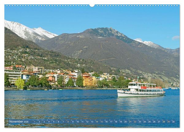 Produktbild: Wunderbares Tessin: Mediterranes Klima und italienisches Flair (Wandkalender 2026 DIN A2 quer), CALVENDO Monatskalender