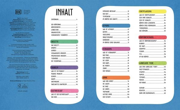 Produktbild: Anatomie der Tiere