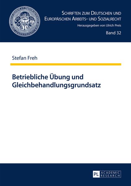 Produktbild: Betriebliche Uebung und Gleichbehandlungsgrundsatz