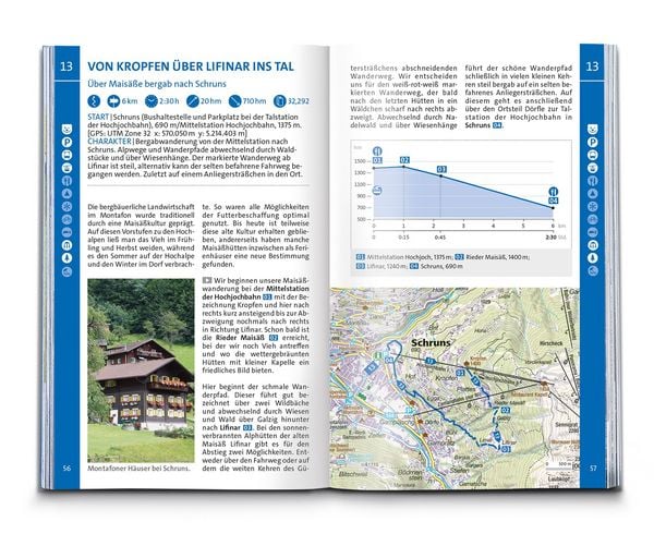 Produktbild: KOMPASS Wanderf&uuml;hrer Montafon, Arlberg, Silvretta, 60 Touren mit Extra-Tourenkarte
