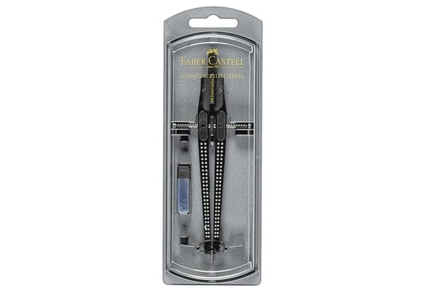 Produktbild: Faber-Castell Schnellverstellzirkel GRIP schwarz