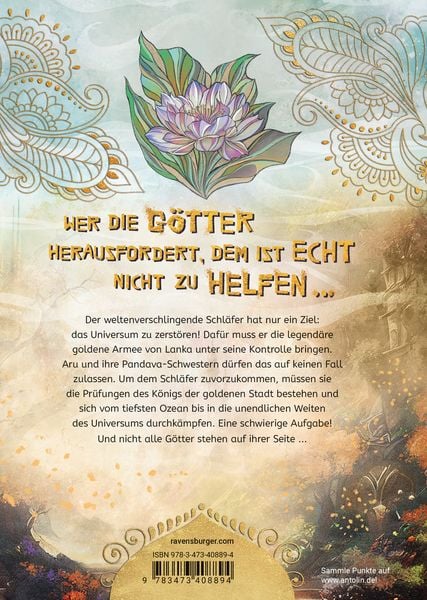 Aru gegen die Götter, Band 4 - Die Magie der goldenen Stadt