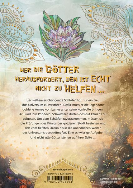 Produktbild: Aru gegen die G&ouml;tter, Band 4 - Die Magie der goldenen Stadt