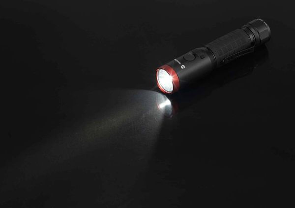 Produktbild: TOOLCRAFT TO-9469536 LED Handlampe verstellbar, mit Magnethalterung, mit G&uuml;rtelclip Li-Ionen Akkus 1000 lm 5 h 176 g