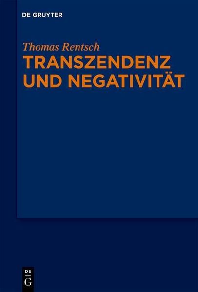 Produktbild: Transzendenz und Negativit&auml;t