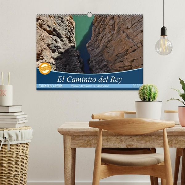 Produktbild: El Caminito del Rey (Wandkalender 2026 DIN A3 quer), CALVENDO Monatskalender