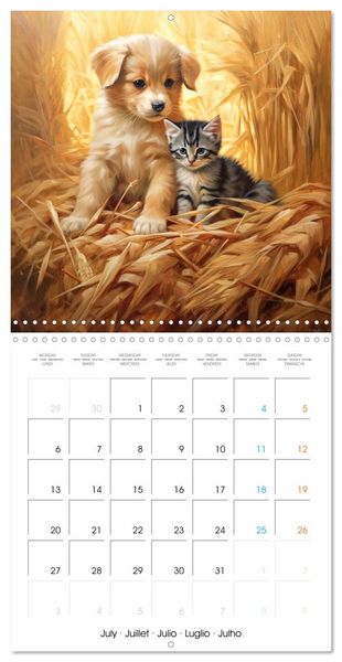 Produktbild: Instants craquants (Calendrier mural carr&eacute; 2026 30x30 cm) Calendrier double avec une page pour vos prises de notes