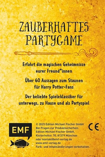 Produktbild: Kartenspiel: Ich hab noch nie ... f&uuml;r Harry Potter-Fans