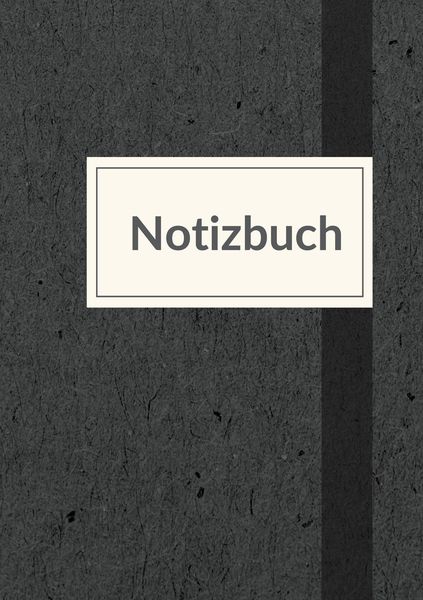 Notizbuch für die Arbeit - A5 liniert - 100 Seiten 90g/m² - Soft Cover anthrazit meliert, Taschenbuch von Notizbuch A5 , Notebook A5, Liwi Literatur-