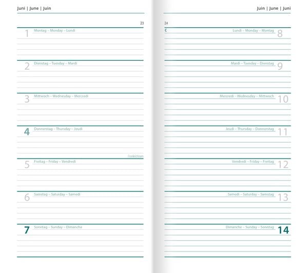 Produktbild: Buchkalender 2027 Schwarz