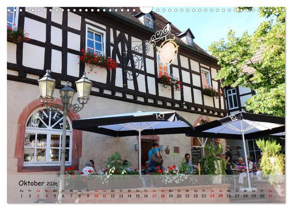 Produktbild: Fachwerkromantik in Hofheim am Taunus (Wandkalender 2026 DIN A3 quer), CALVENDO Monatskalender