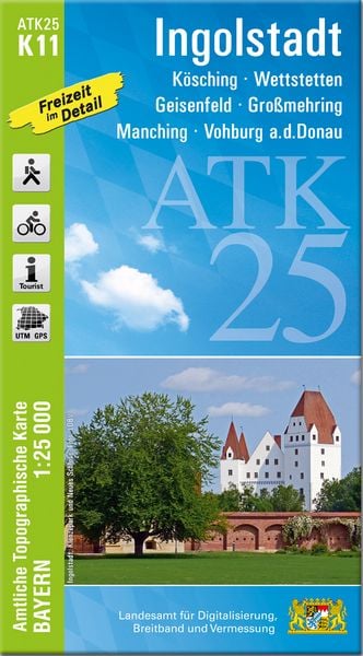 Produktbild: ATK25-K11 Ingolstadt (Amtliche Topographische Karte 1:25000)