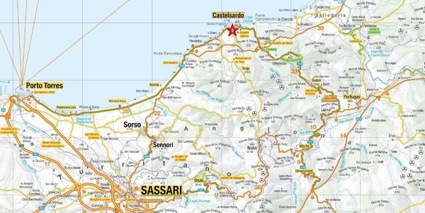 Produktbild: MARCO POLO Reisekarte Italien 15 Sardinien 1:200.000