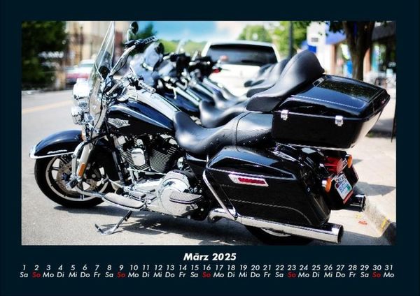 Produktbild: Motorräder 2025 Fotokalender DIN A4