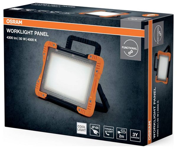 Produktbild: OSRAM HOMELIGHTING LED Worklight Panel 50W 4000K LED-Baustrahler 50 W 4099854430350