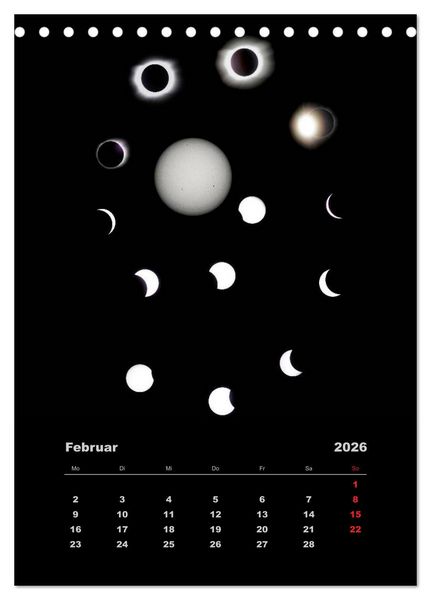 Produktbild: Wunderbares Universum (Tischkalender 2026 DIN A5 hoch), CALVENDO Monatskalender