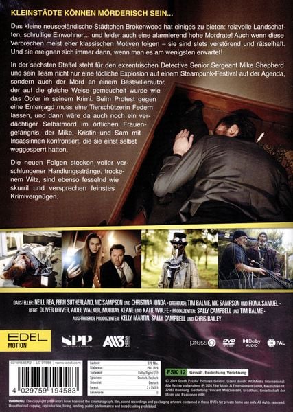 Produktbild: Brokenwood - Mord in Neuseeland - Staffel 6 [2 DVDs]