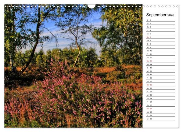 Produktbild: Die Eifel und ihre Regionen - Die Nordeifel (Wandkalender 2026 DIN A3 quer), CALVENDO Monatskalender