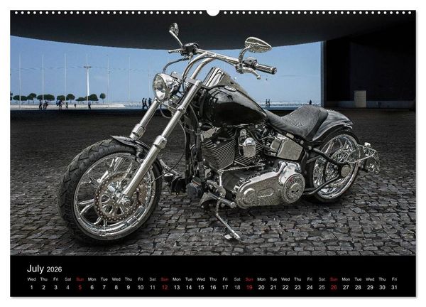 Produktbild: Motorbike Dreams (High Quality Premium Wall Calendar 2026 DIN A2 landscape),CALVENDO 12 Month Wall Calendar