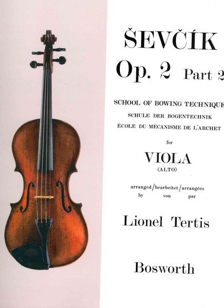 Produktbild: Sevcik for Viola: Op. 2, Part 2