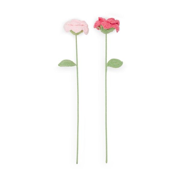 Produktbild: H&auml;kelblume Pfingstrosen - sortiert, 1 St&uuml;ck