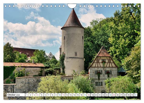 Produktbild: Dinkelsb&uuml;hl - Ansichtssache (Wandkalender 2026 DIN A4 quer), CALVENDO Monatskalender