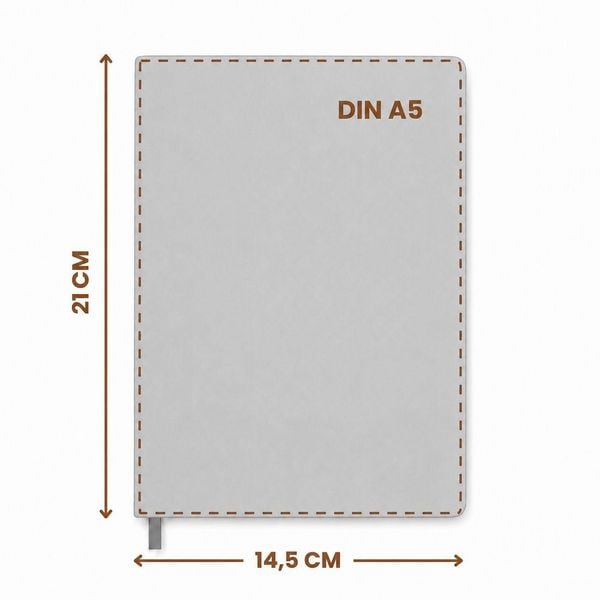 Produktbild: Buchkalender 1T/1S 336S schwarz 2027