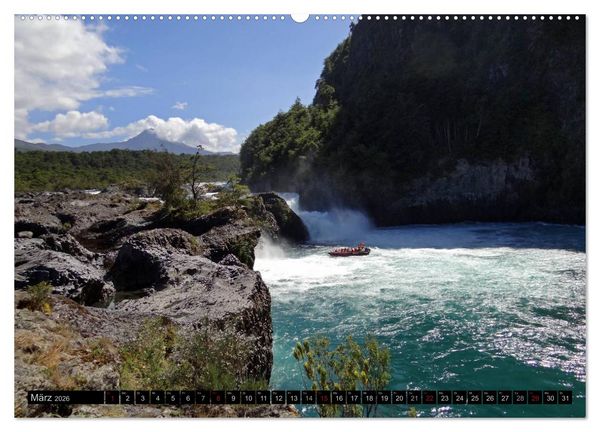 Produktbild: Tanz auf dem Vulkan - Osorno (Chile) (hochwertiger Premium Wandkalender 2026 DIN A2 quer), Kunstdruck in Hochglanz