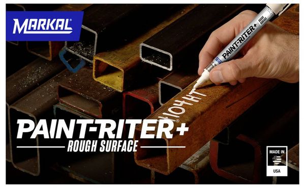 Produktbild: Markal PAINT-RITER+ ROUGH SURFACE 97252 Lackmarker Rot 4mm